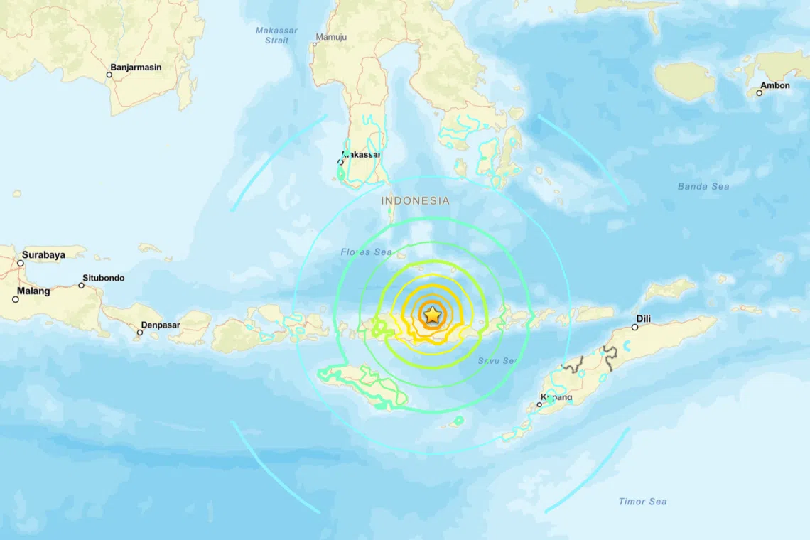 Strong 7.7-magnitude quake strikes off Indonesia: USGS