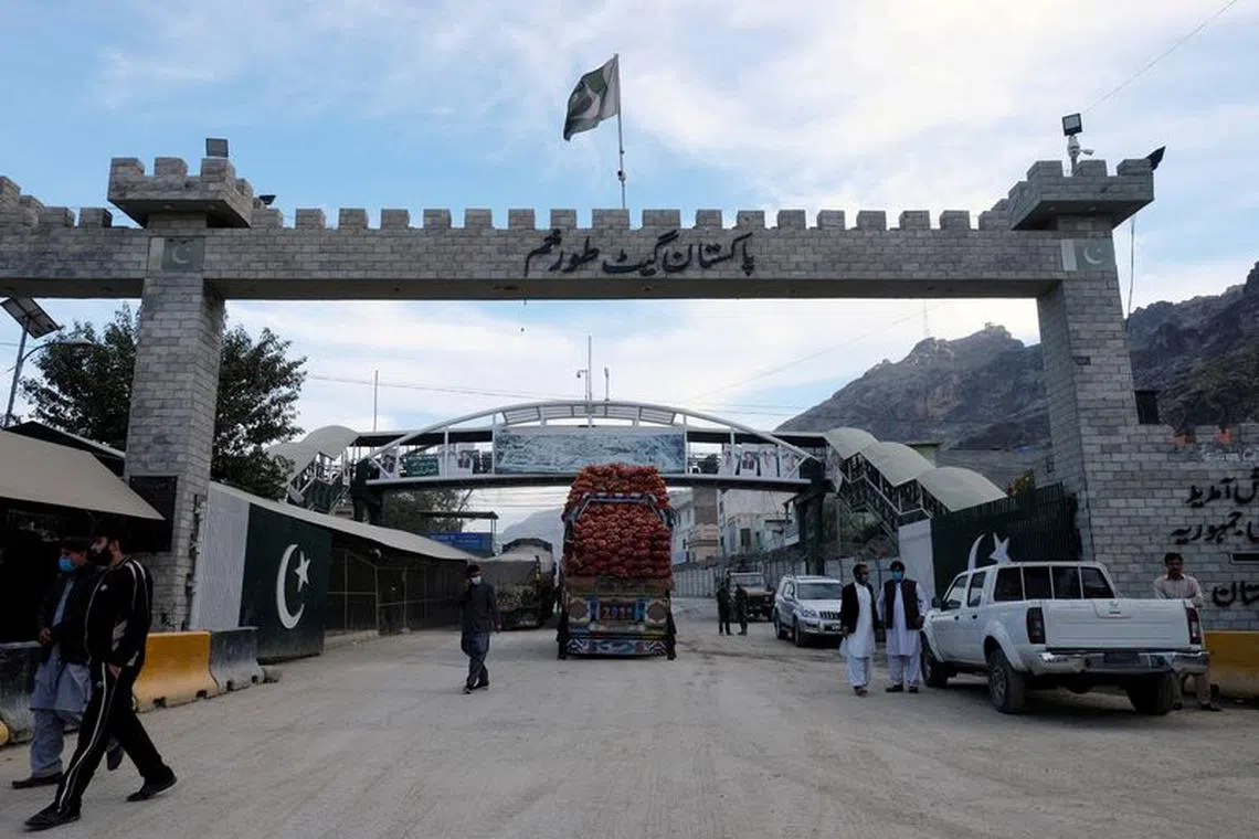 FILE PHOTO: A general view of the border post in Torkham, Pakistan, December 3, 2019. REUTERS/Alasdair Pal/File Photo