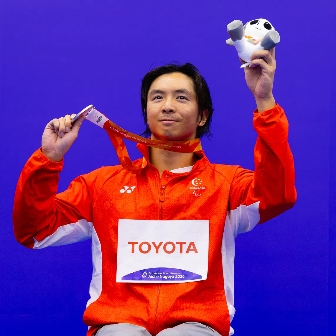Toh Wei Soong secured his second silver medal of the 2026 Asian Para Games on Oct 23.