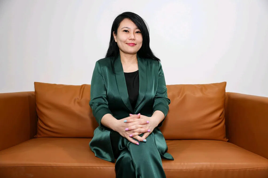 ST20240926_202417800528/pamoney/Brian Teo/Prisca Ang MM/Profile of Ms Alice Liu, CEO and Co-Founder of dtcpay, at the dtcpay office on September 26, 2024. ST PHOTO: BRIAN TEO