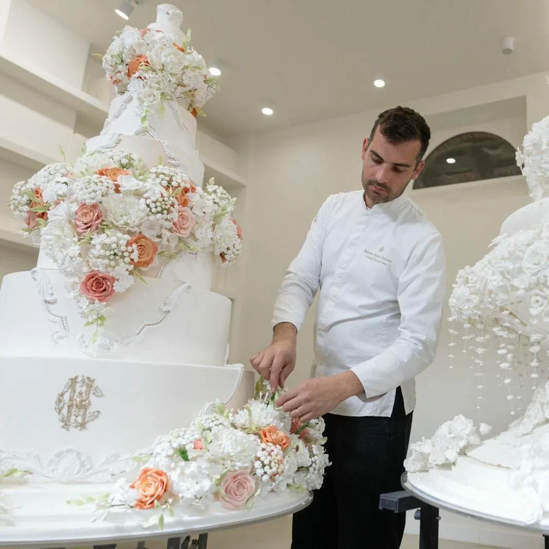 French pastry chef Bastien Blanc-Tailleur said his most  modest custom-made cakes start at €20,000 (S$29,940).
