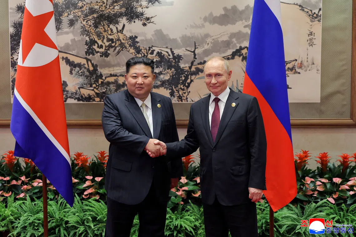 North Korea’s Kim tells Putin he is ‘proud’ of strong ties: State media