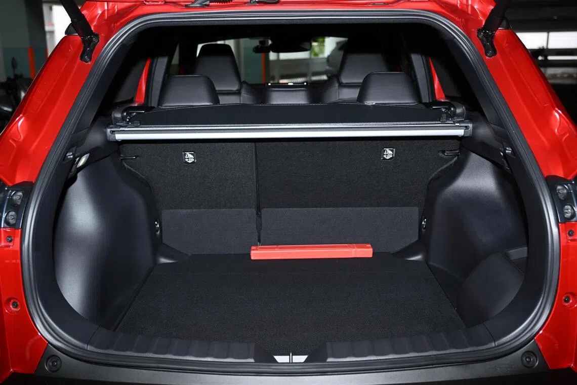 Francis Cheng keeps the boot of his Toyota Corolla Cross free from clutter.