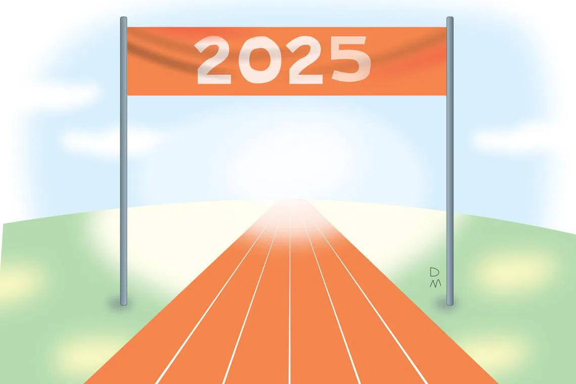 The writer hopes to cultivate the discipline to experience 2025 in all its fullness.