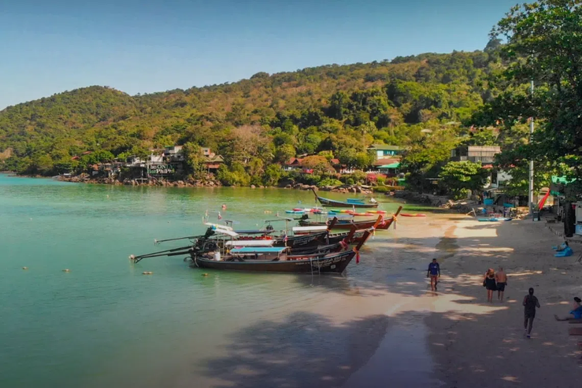 There is a severe shortage of fresh water for consumption, and outlets selling marijuana are on the rise on Phi Phi island.