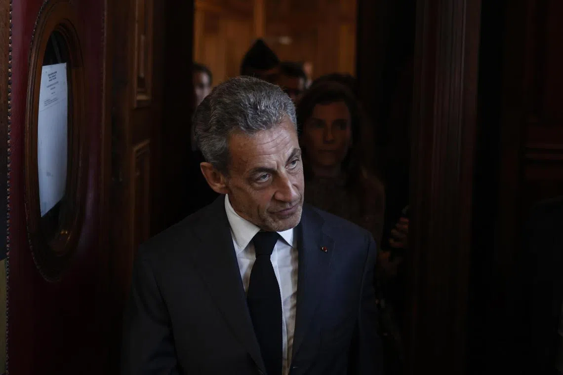 A French appeal court has upheld a three-year prison sentence on former president Nicolas Sarkozy.