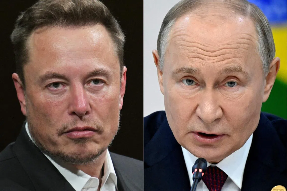 There were concerns about national security over Mr Elon Musk's reported contact with President Vladimir Putin and other Russian officials. 