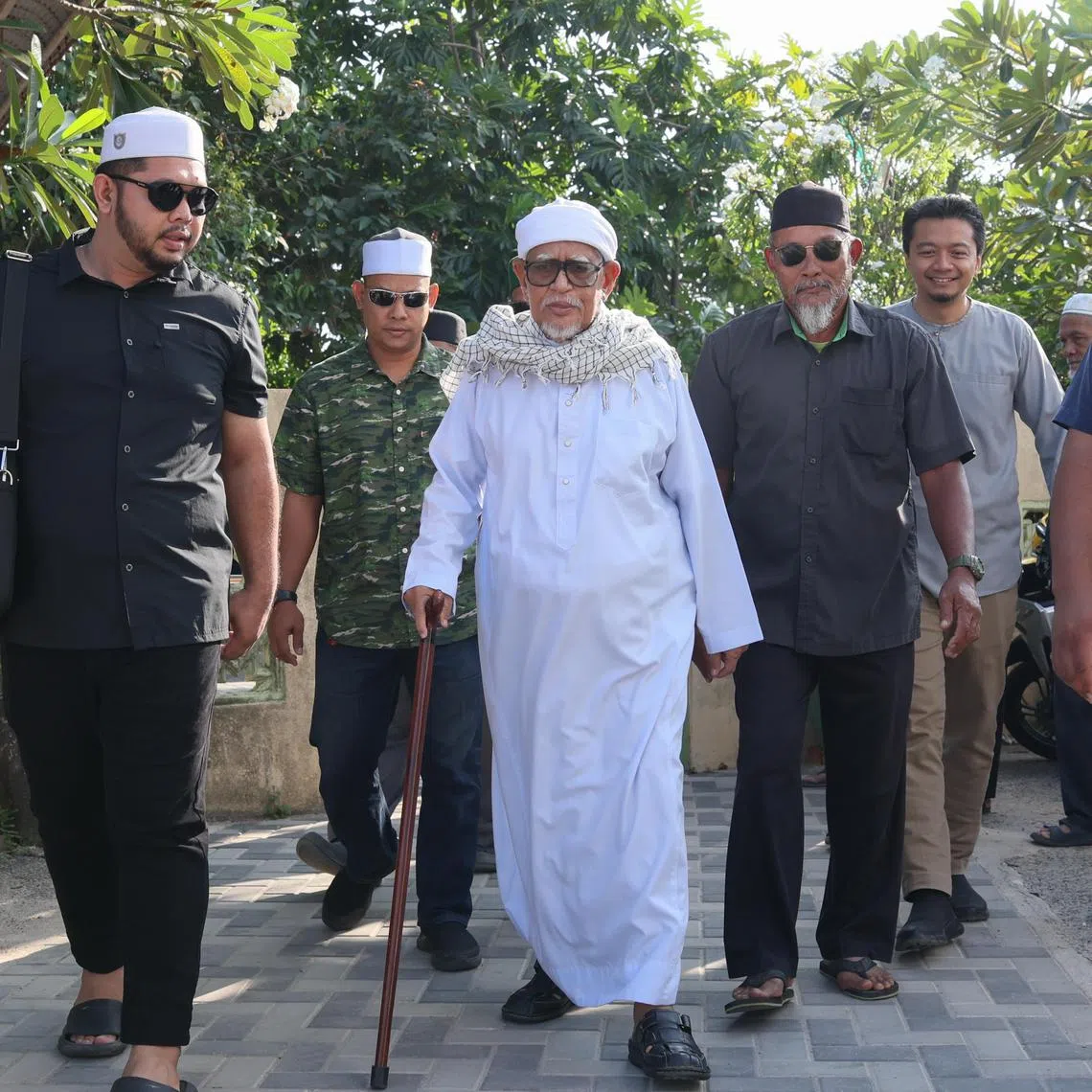 PAS president Hadi Awang about to deliver a lecture in his hometown of Marang on July 4, 2025 just weeks after being hospitalised. He has said that he wants to serve until he dies.
