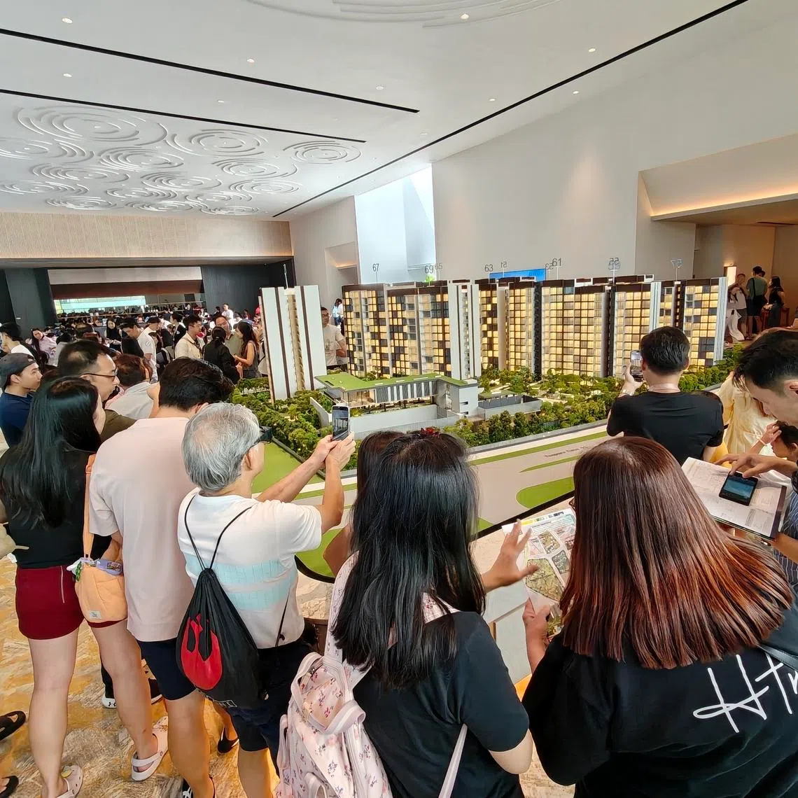 Rivelle Tampines EC's public preview in March. The affordability of new ECs has come under the spotlight because robust demand from second-time buyers, who can tap capital gains from their HDB sale.