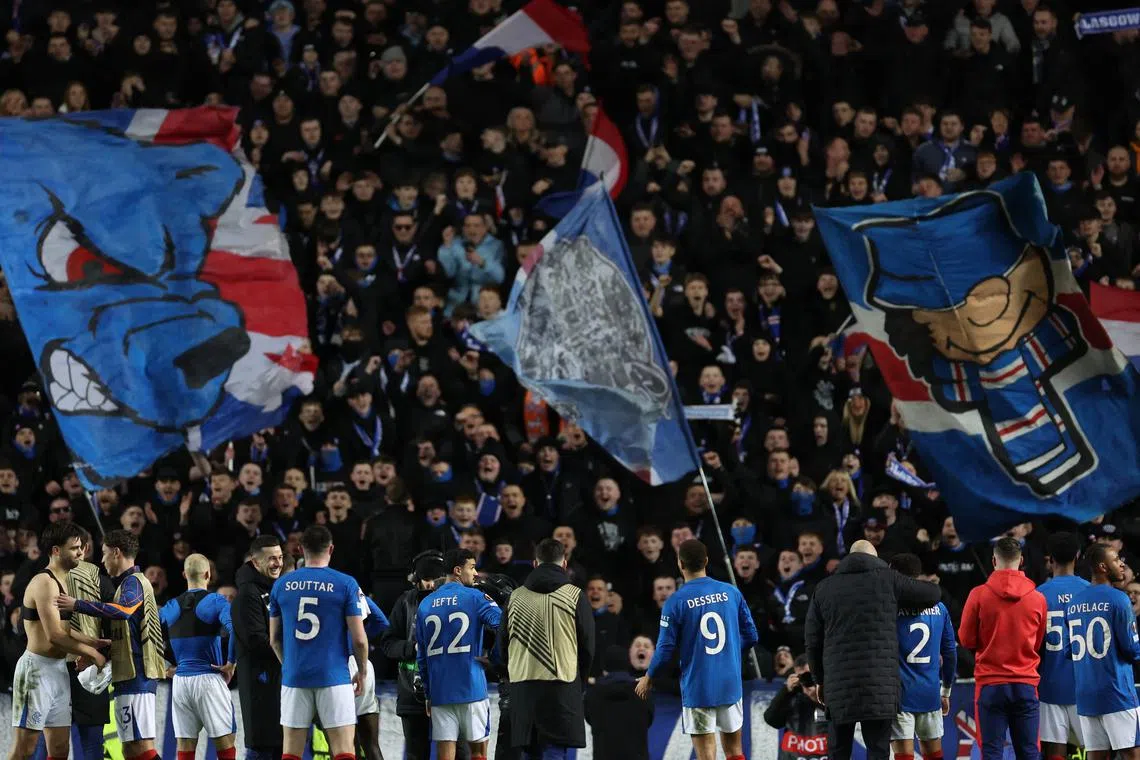 Rangers see off Union 2-1 to secure top-eight slot | The Straits Times