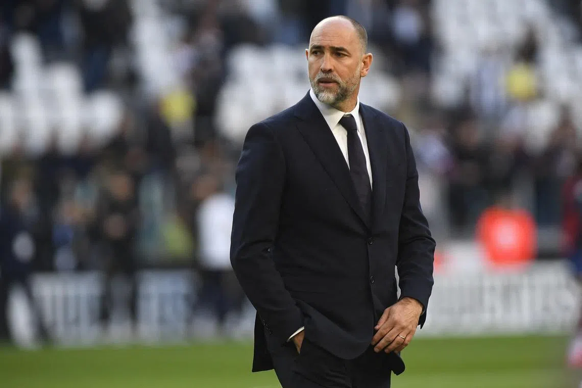 Soccer Football - Serie A - Juventus v Genoa - Allianz Stadium, Turin, Italy - March 29, 2025 Juventus coach Igor Tudor before the match REUTERS/Massimo Pinca