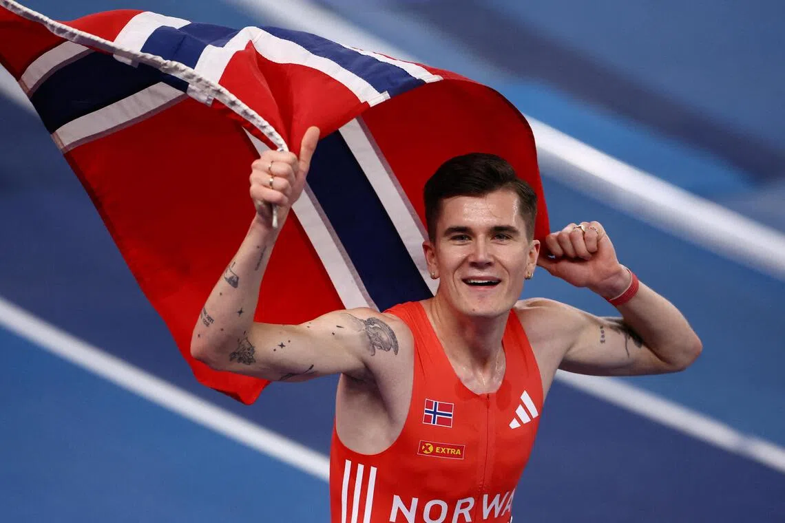 Norway's Jakob Ingebrigtsen has won Olympic gold in the 1,500 but has yet to do so at an outdoor World Championships.