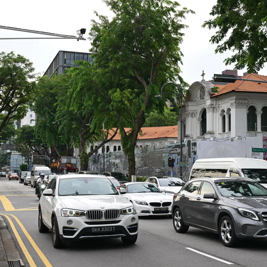 Artificial intelligence powered camera-based system is able to read vehicle registration numbers to handle ERP charges.