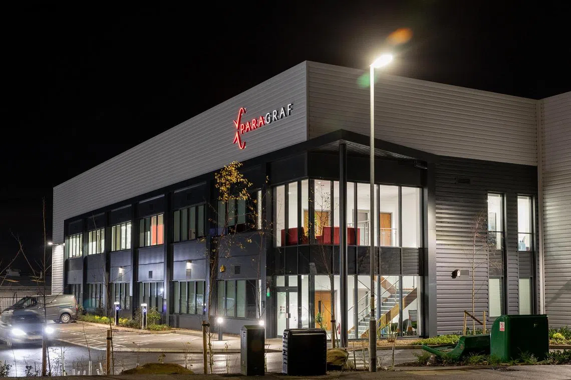 **EMBARGO: No electronic distribution, Web posting or street sales before TUESDAY 12:01 A.M. ET JAN. 2, 2024. No exceptions for any reasons. EMBARGO set by source.** The new site of the British semiconductor startup Paragraf, in Somersham, England, where company officials say the cost of increasing the power supply has diverted time, and money, from hiring and equipment purchases, Dec. 12, 2023. With the economy expected to flatline, lawmakers in Britain hope to accelerate an upgrade in the electrical grid and ease approval for new construction despite roadblocks put up by local planning authorities. (Sam Bush/The New York Times)