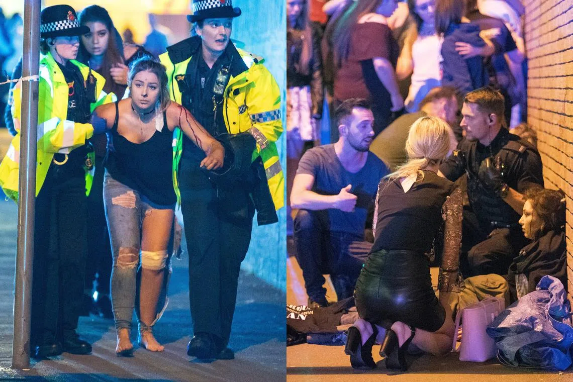 A suicide bomber targeted people attending an Ariana Grande concert in Manchester in 2017.