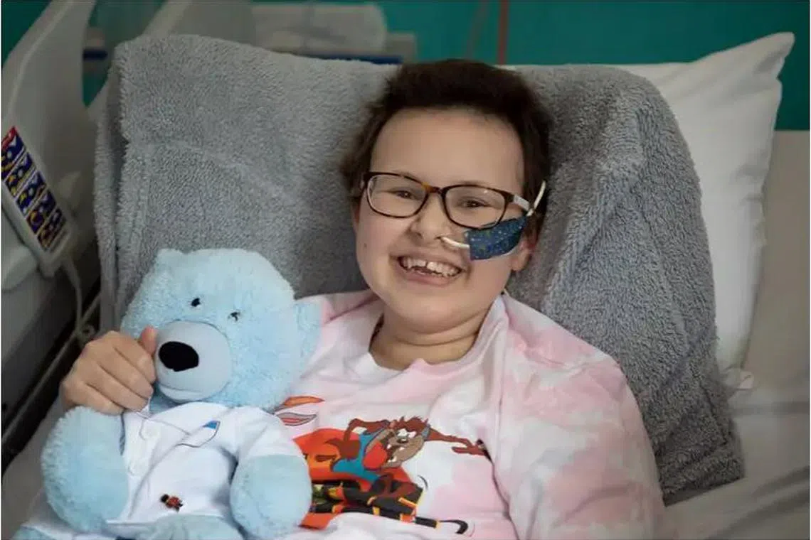 The 13-year-old girl, identified only as Alyssa, was diagnosed with T-cell acute lymphoblastic leukaemia in 2021.