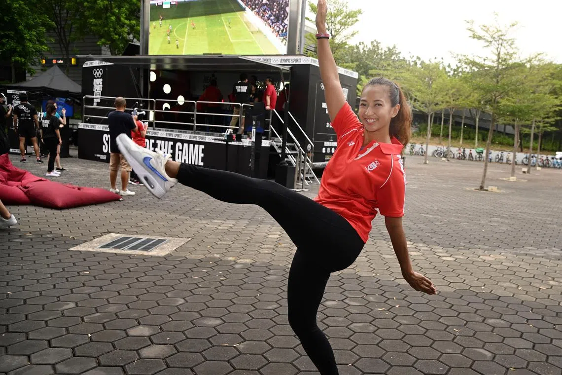 Siti Zhywee Ramle, 38, is one of Singapore’s representatives for the finals of Olympic Esports Series 2023.