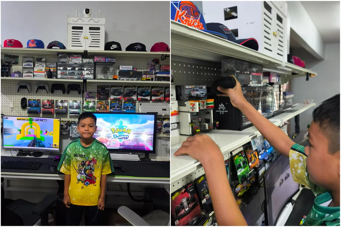 For 14-year-old Dsaif Idris Bin Djohan Arief, whimsy begins with the spaces around him.