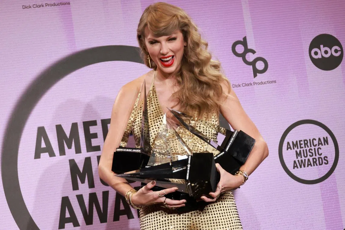 Taylor Swift's 10th album Midnights broke several records and she is the most-listened-to artiste among Spotify users in Singapore.