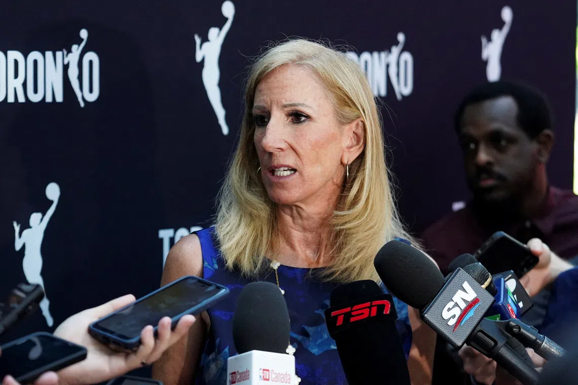WNBA commissioner Cathy Engelbert vows to 'do better' after Napheesa  Collier criticism | The Straits Times