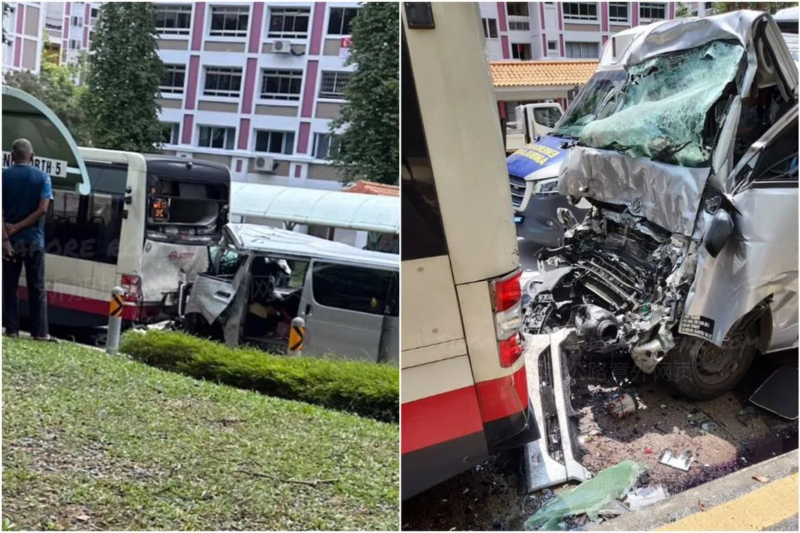 The police, in response to queries, said three bus passengers aged between 13 and 77 were taken to hospital conscious after the accident on July 20.