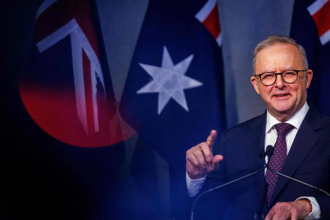 Australia PM Albanese says migration to fall as far right surges