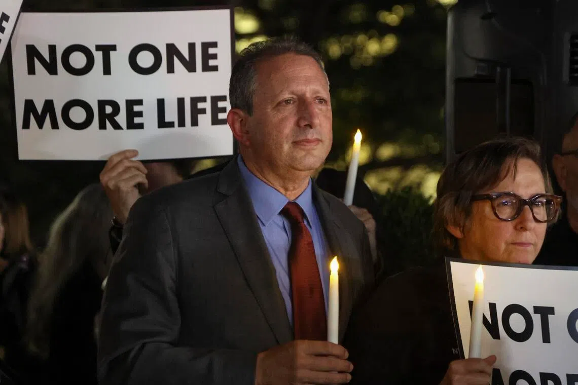 Brad Lander, a US Democratic party candidate for Congress, wrote on X that he had been detained by the military along with rabbis and volunteers.