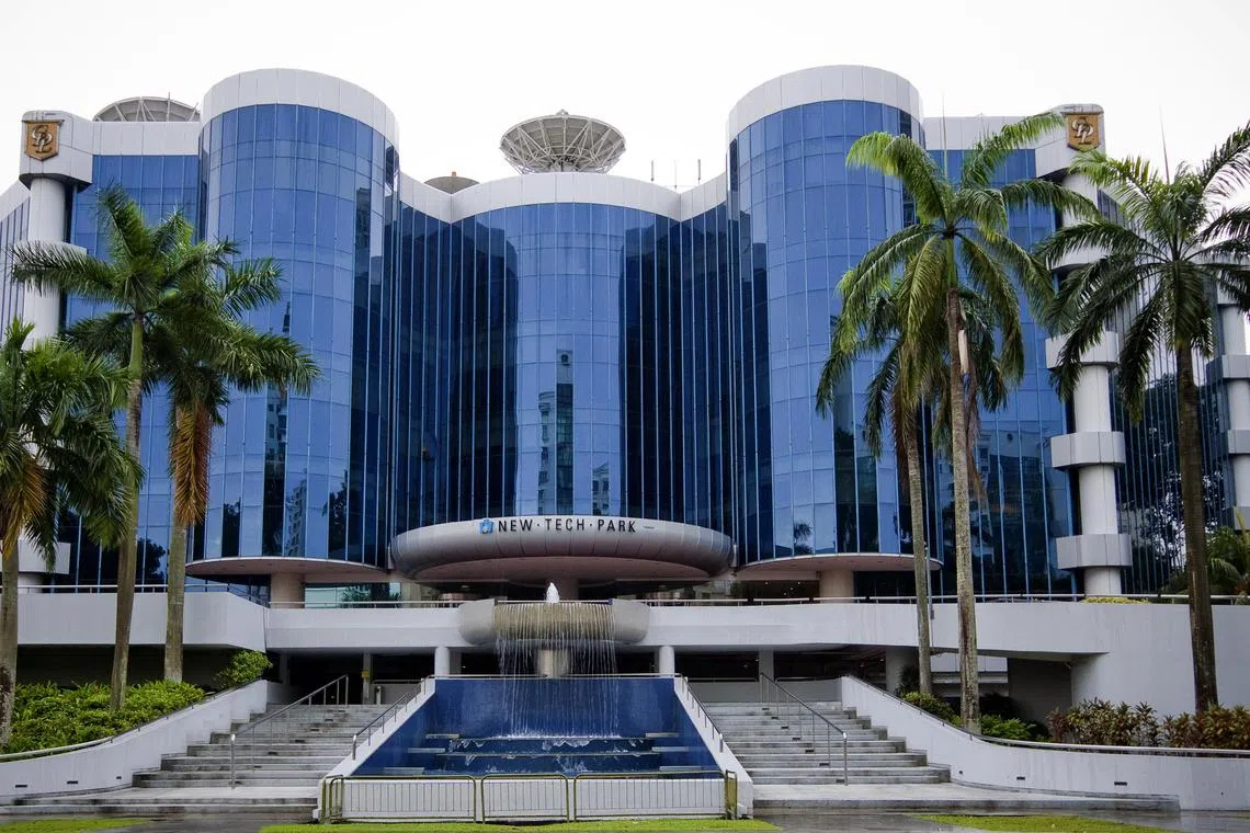 The EGM was held at New Tech Park in Lorong Chuan, a flagship Sabana Reit property.