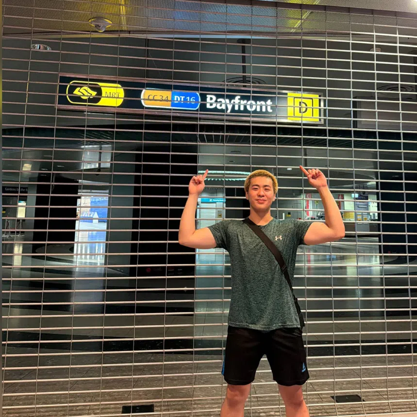 Trevor Kam, 20, walked along the entire Circle Line in over 10 hours earlier in August. On Aug 21, he will attempt to cover 50km along the Downtown Line in one day.