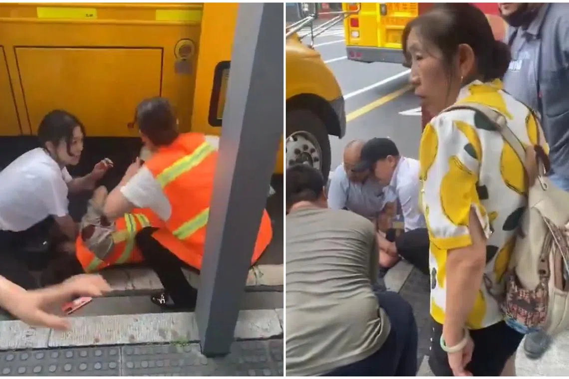The two Japanese victims suffered non-life threatening injuries and were taken to hospital.