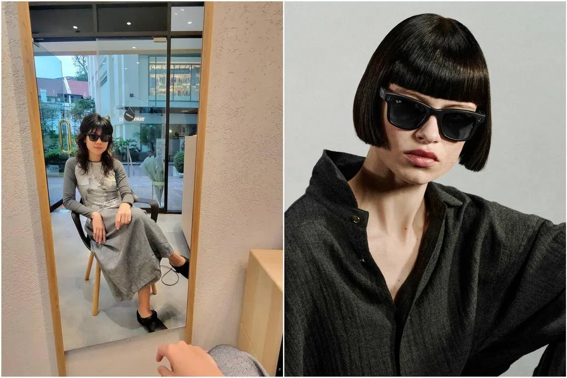 A picture of the writer taken with the Ray-Ban Meta (Gen 2) Wayfarer in Matte Black.