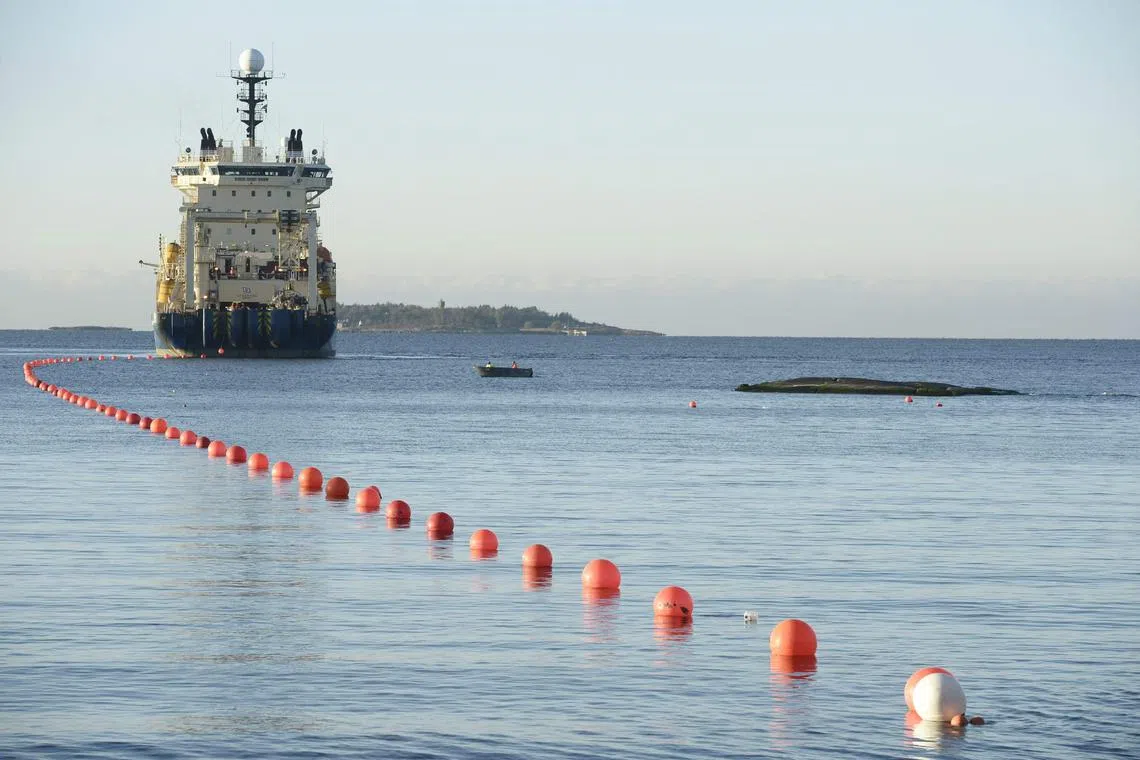 Tensions in the Baltic Sea have escalated, with European countries expressing concern over "hybrid attacks" by Russia.