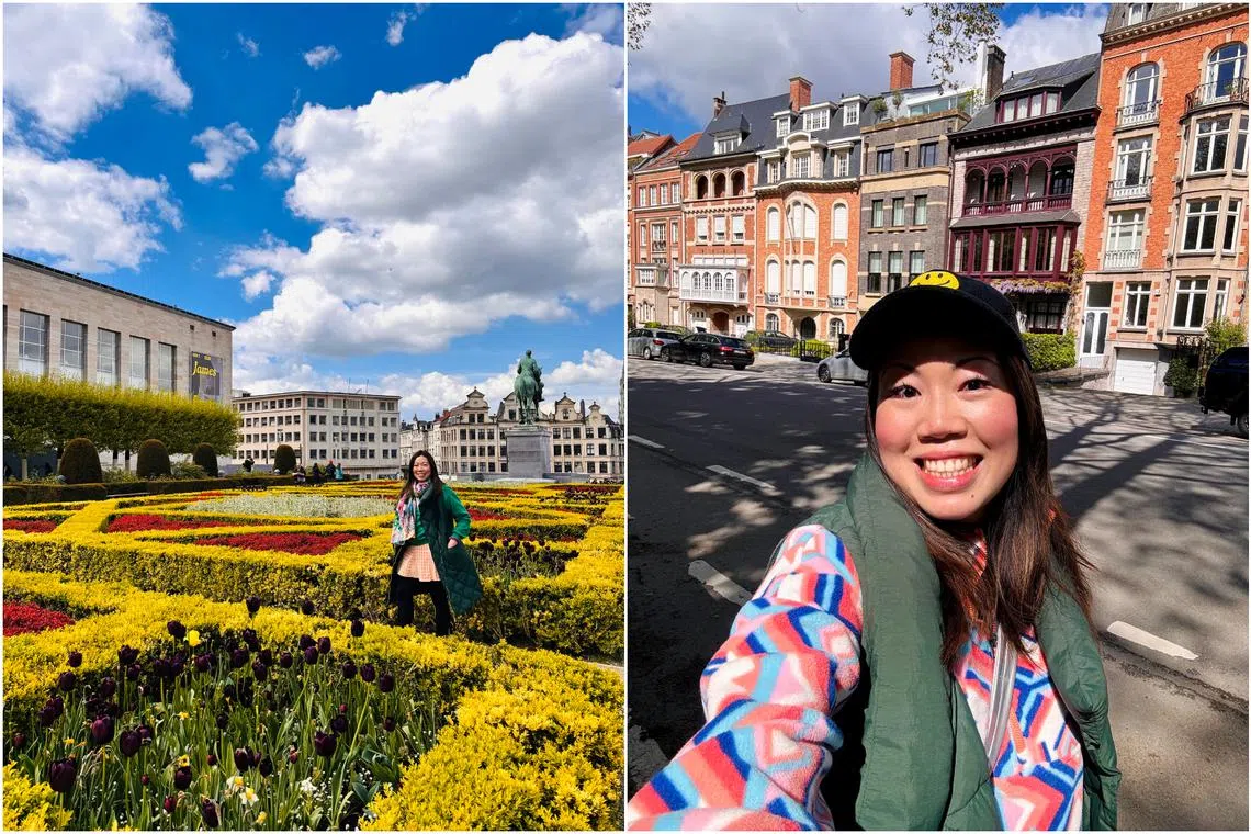 The writer, a mother of two, spent 10 days in London, Paris and Brussels on her first solo trip where she reconnected with old friends and recharged emotionally.