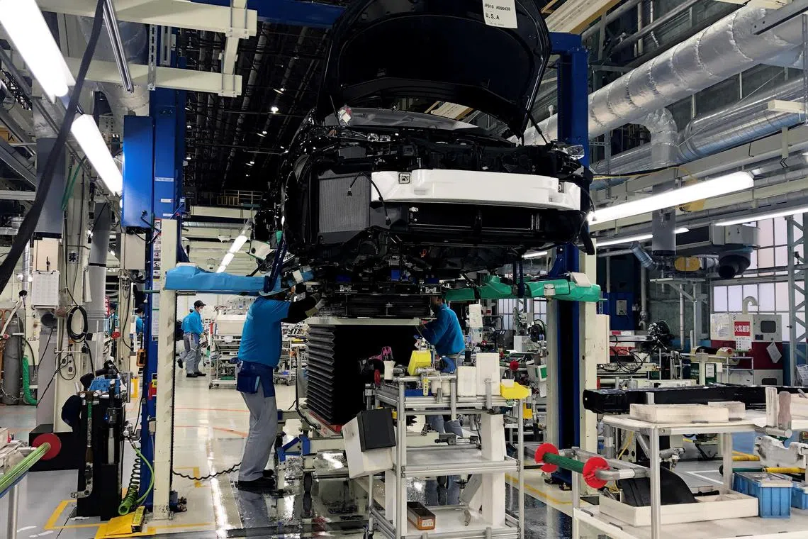 Weak production against a backdrop of weak demand for goods and production suspension at automakers might have motivated manufacturers to push back capital investment