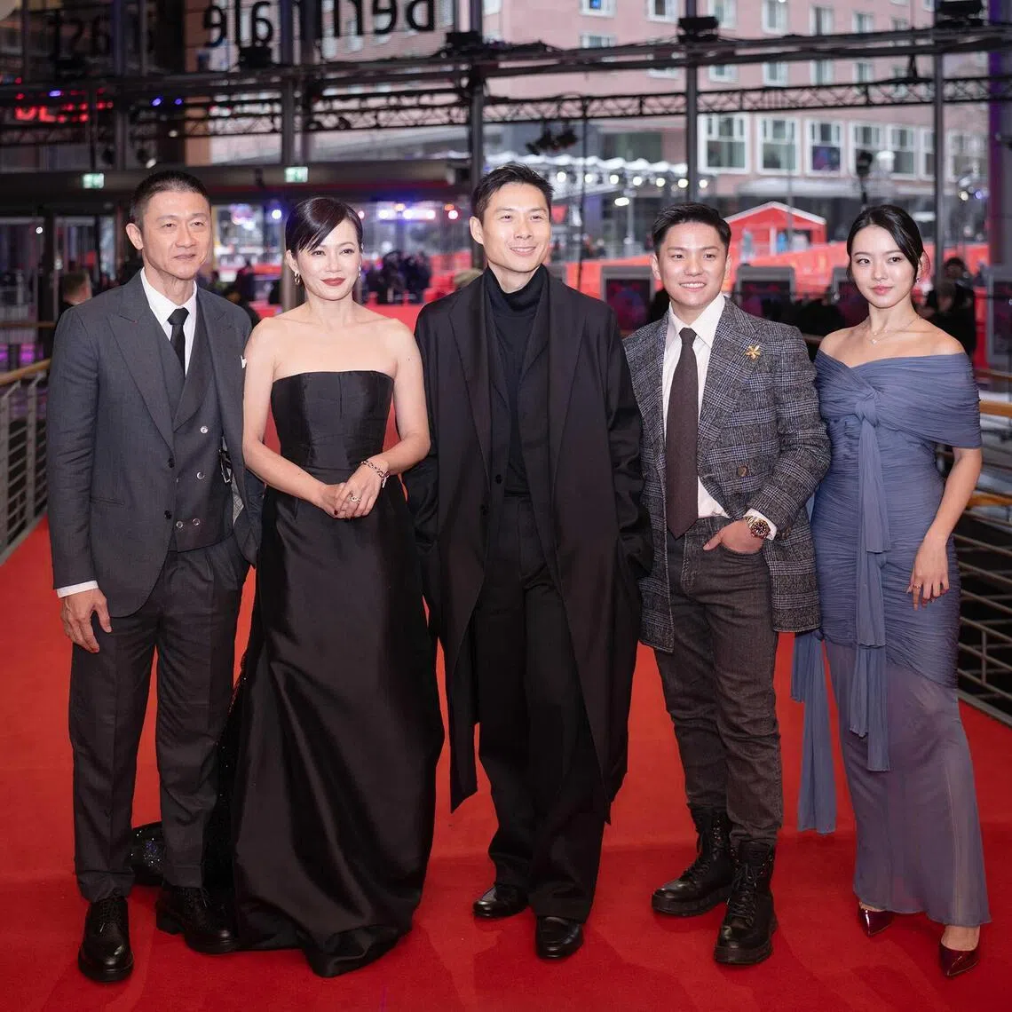 (From left) Actors Andi Lim and Yeo Yann Yann, film-maker Anthony Chen, actors Koh Jia Ler and Regene Lim.