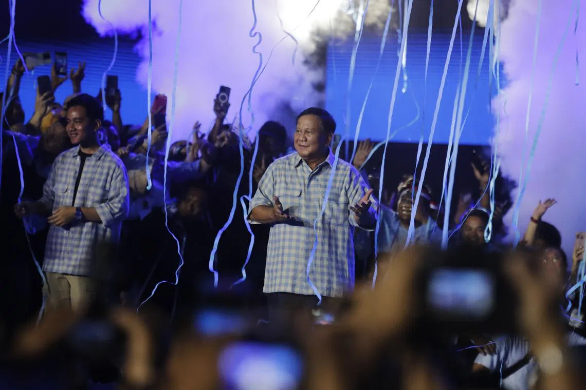 At 72 years old, Mr Prabowo was the oldest candidate in the race, his third presidential bid after two unsuccessful runs in 2014 and 2019.