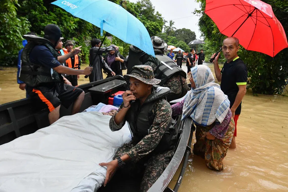 Floods are common on the eastern coast of Malaysia during the annual monsoon season from October until March.