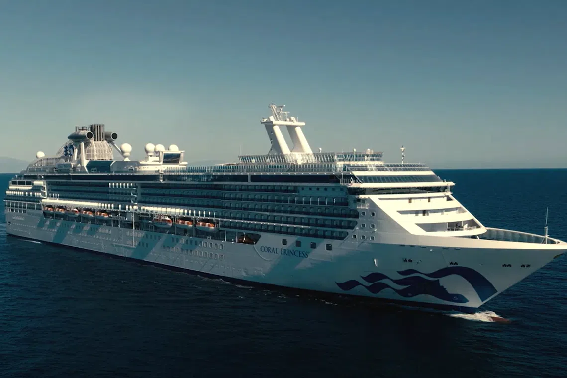 The passengers experienced diarrhoea and vomiting a few weeks after the ship departed Singapore.