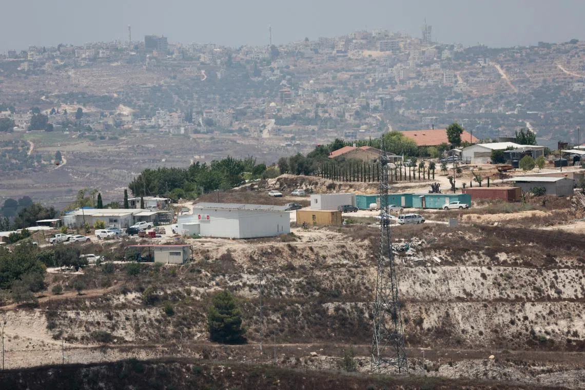 A view of the Israeli settlement Havat Gilad, in the aftermath of a deadly shooting incident according to Israeli and Palestinian health officials, near Nablus, in the Israeli-occupied West Bank, July 24, 2026. REUTERS/Mohammed Torokman
