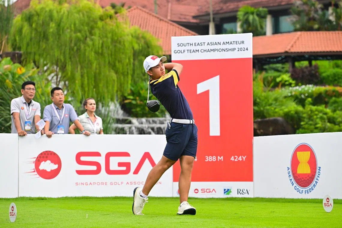 Nguyen Anh Minh, 17, has committed to National Collegiate Athletics Association (NCAA) Division 1 school Oregon State University from 2025.