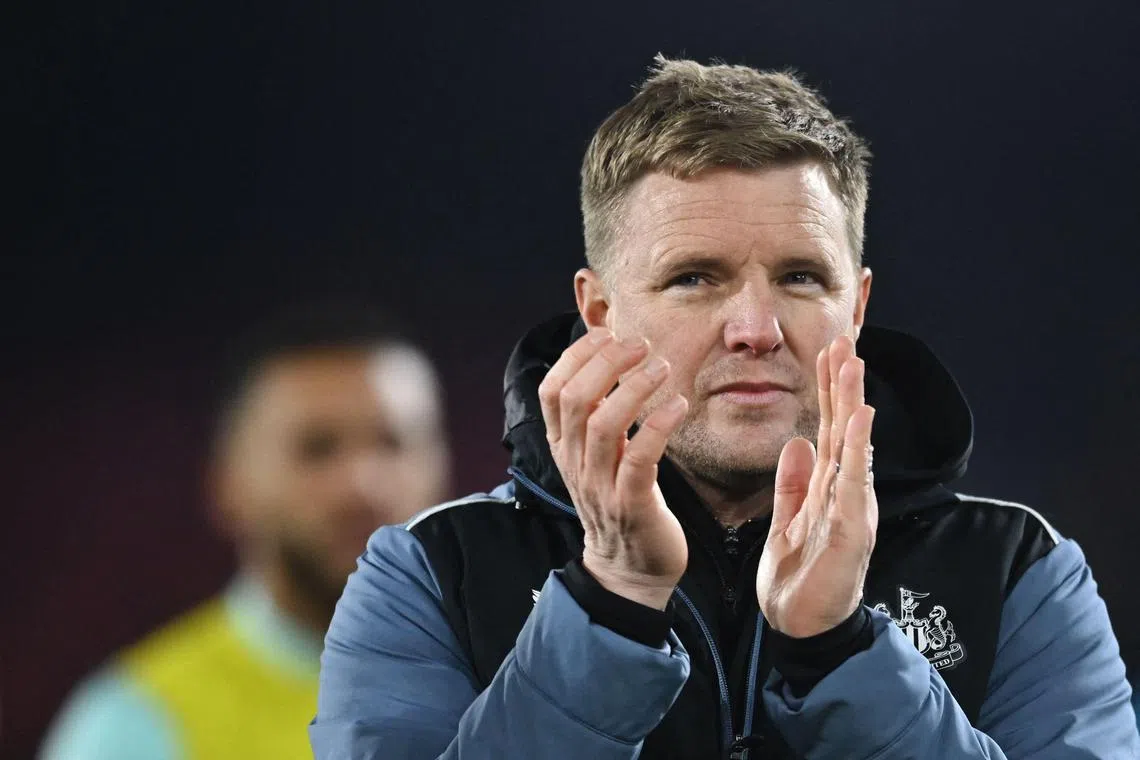 Newcastle United's English manager Eddie Howe believes "it’s a dangerous thing to say reaching a semi-final is an achievement" as it sets a ceiling for success.