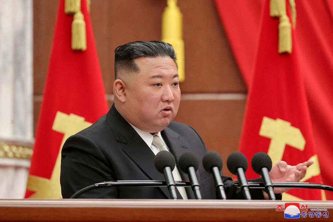 North Korean leader Kim Jong Un has vowed to “hold hands” with Russian President Vladimir Putin and bolster strategic cooperation on their shared goal of building a powerful country. 