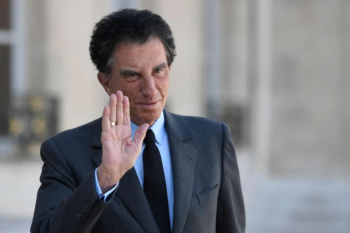 French ex-minister Jack Lang offers resignation from Paris cultural hub over Epstein links