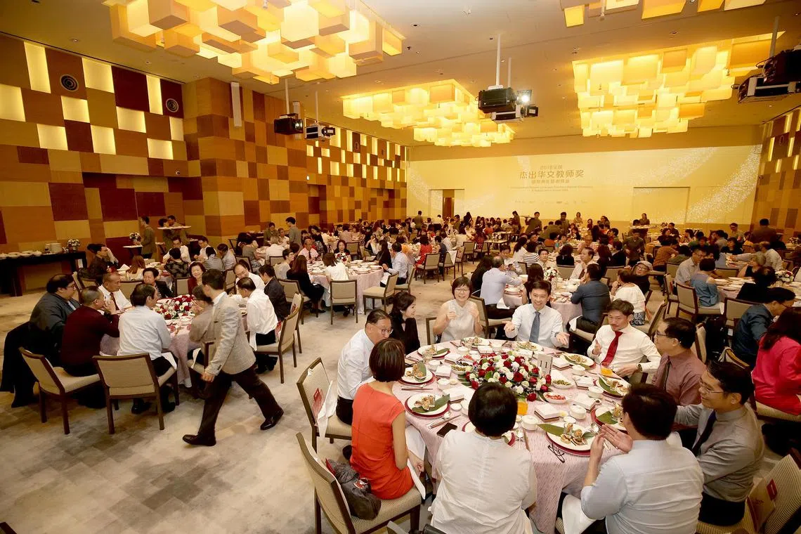 The Gala dinner will be the highlight of a series of activities to celebrate Chinese language teachers this year.