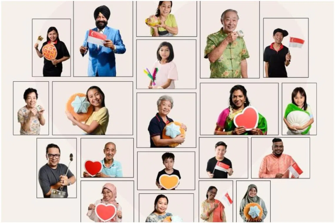 Of the 20 banners put up by the GRC, 18 featured Singaporeans and one a permanent resident.