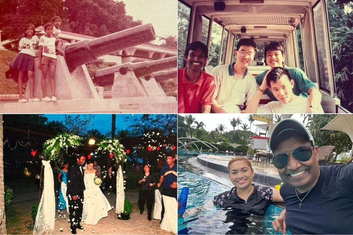 sentosa singapore memories fort siloso beach wedding monorail