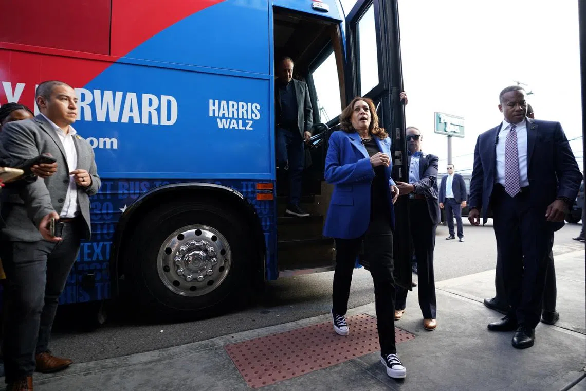 Ms Kamala Harris raves about the practicality and versatility of the Chuck Taylor All-Stars Converse sneakers she wears.