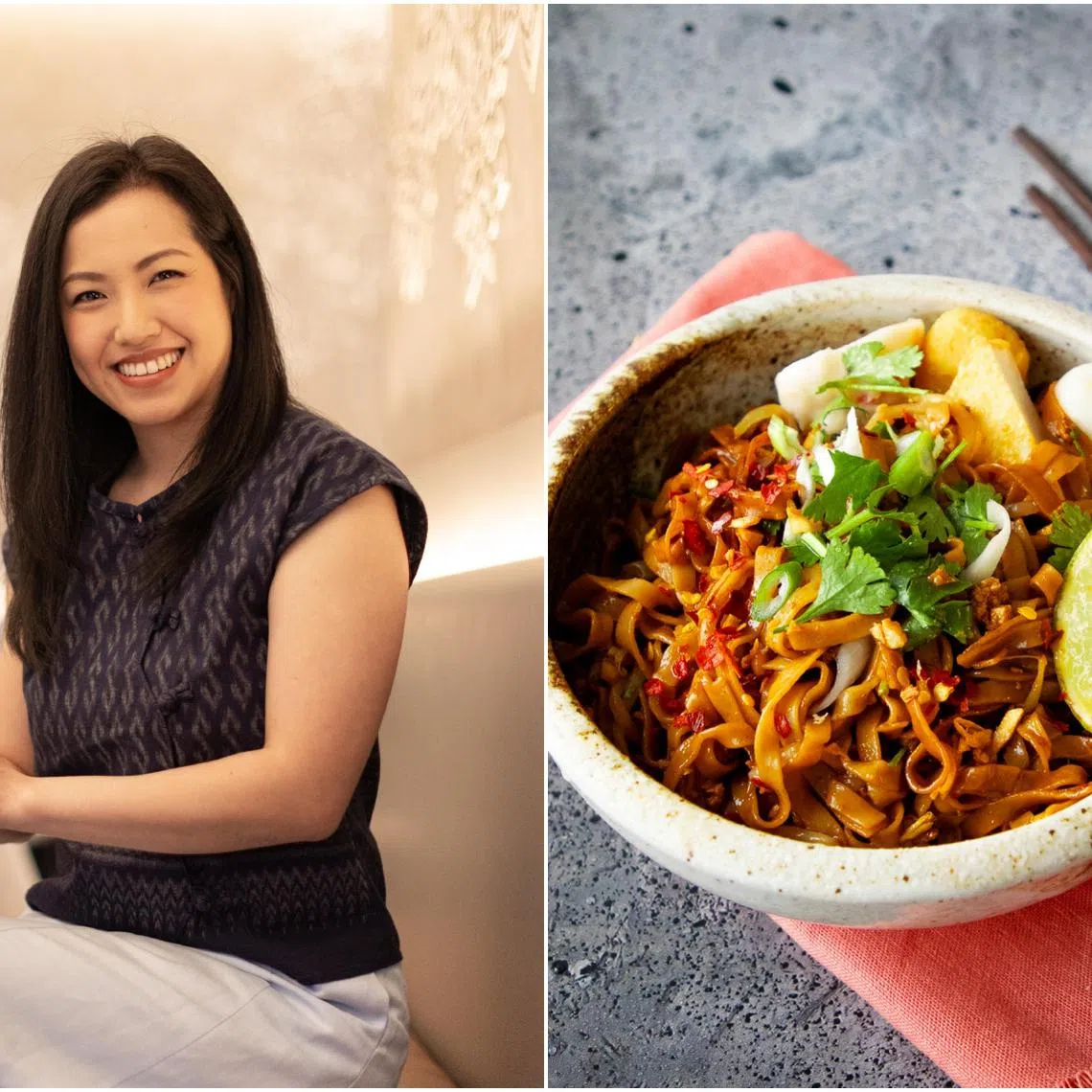 Popular YouTuber, cookbook author and Thai chef Pailin Chongchitnant at Im Jai by Pun Im, a Thai restaurant in Icon Village.