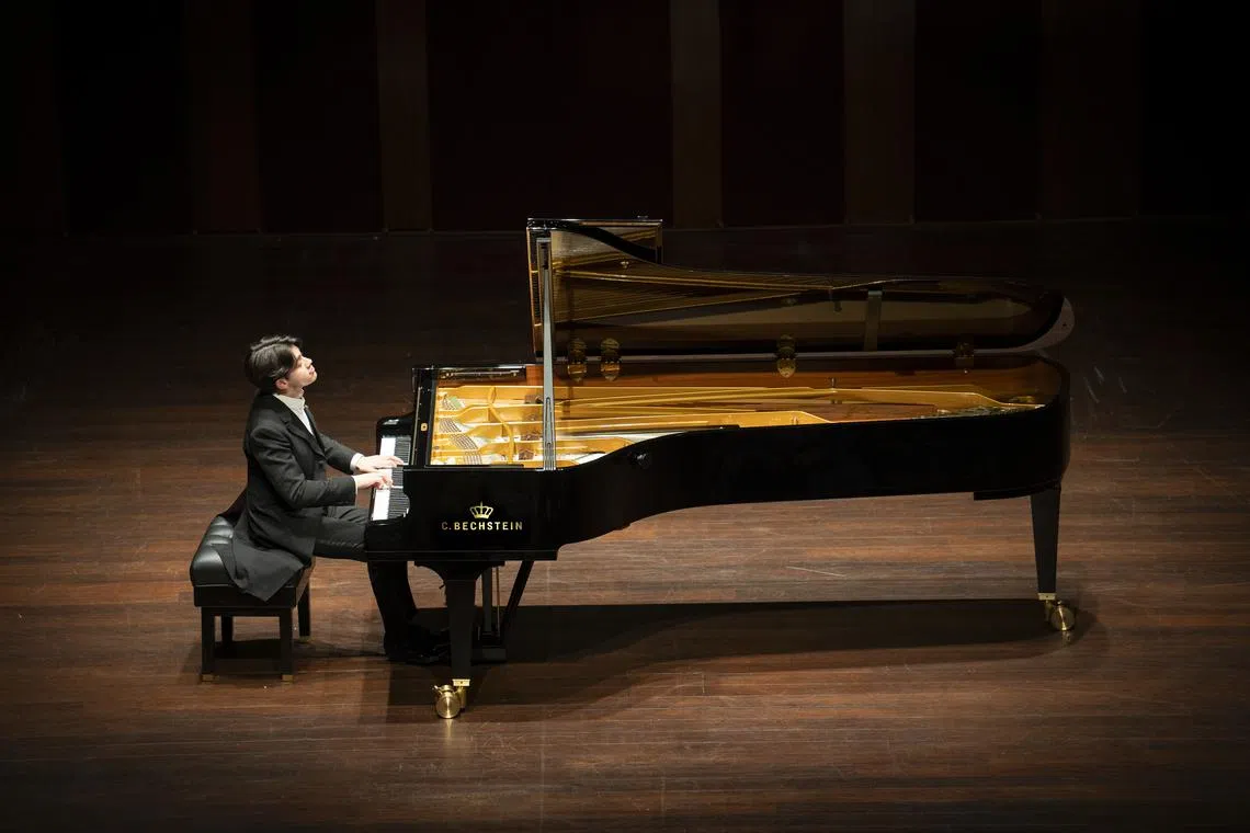 British-Indonesian pianist George Harliono played a solo recital at the Victoria Concert Hall on Aug 30. 