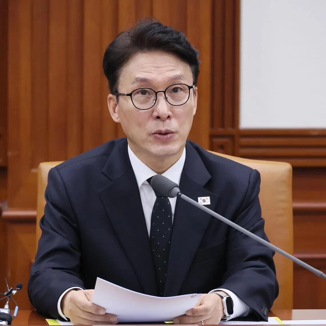 South Korean Prime Minister Kim Min-seok said US President Donald Trump was currently the only person who could resolve issues on the Korean peninsula.